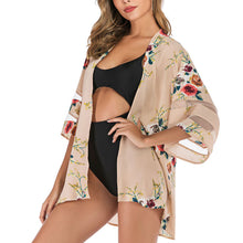 Load image into Gallery viewer, Printed sunscreen Kimono