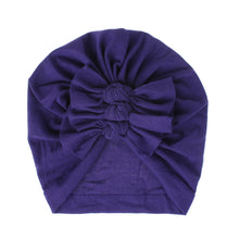 Load image into Gallery viewer, Soft knitted fabric pleated bow Baby Hat