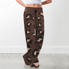 Load image into Gallery viewer, Lace-up casual Trousers, loose lace-up camouflage printed Pants