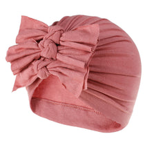 Load image into Gallery viewer, Soft knitted fabric pleated bow Baby Hat