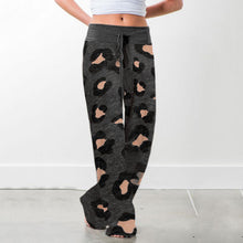 Load image into Gallery viewer, Lace-up casual Trousers, loose lace-up camouflage printed Pants
