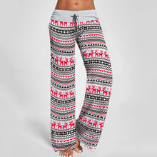 Load image into Gallery viewer, Lace-up casual Trousers, loose lace-up camouflage printed Pants