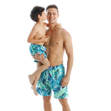 Load image into Gallery viewer, Parent-child swimwear beach pants, male adult middle-aged children's swimwear