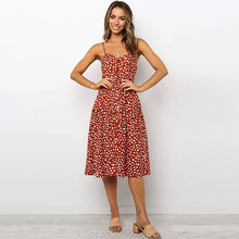 Load image into Gallery viewer, Single breasted suspender Dress