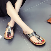 Load image into Gallery viewer, Beach cork flip-flops,Slippers