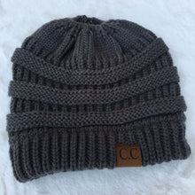 Load image into Gallery viewer, Ponytail ladies knitted wool Hat