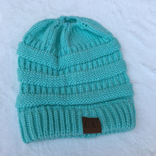 Load image into Gallery viewer, Ponytail ladies knitted wool Hat