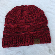 Load image into Gallery viewer, Ponytail ladies knitted wool Hat