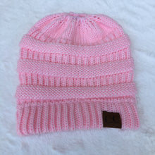 Load image into Gallery viewer, Ponytail ladies knitted wool Hat