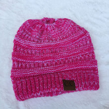 Load image into Gallery viewer, Ponytail ladies knitted wool Hat