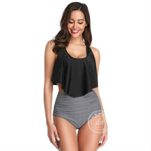 Load image into Gallery viewer, Sexy printed high waist Bikini Swimsuit