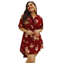 Load image into Gallery viewer, Plus size printed Dress

