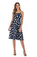 Load image into Gallery viewer, Sling print big swing Dress
