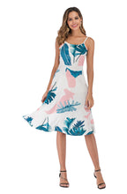 Load image into Gallery viewer, Sling print big swing Dress
