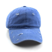 Load image into Gallery viewer, Washed broken hole Baseball Cap,
