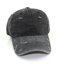Load image into Gallery viewer, Washed broken hole Baseball Cap,
