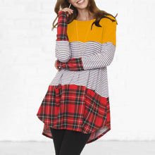 Load image into Gallery viewer, Long sleeve stitching Dress
