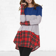 Load image into Gallery viewer, Long sleeve stitching Dress
