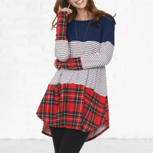 Load image into Gallery viewer, Long sleeve stitching Dress
