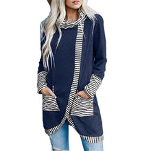 Load image into Gallery viewer, Women&#39;s striped long sleeve T-shirt
