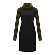 Load image into Gallery viewer, Printed stitching long sleeve Dress
