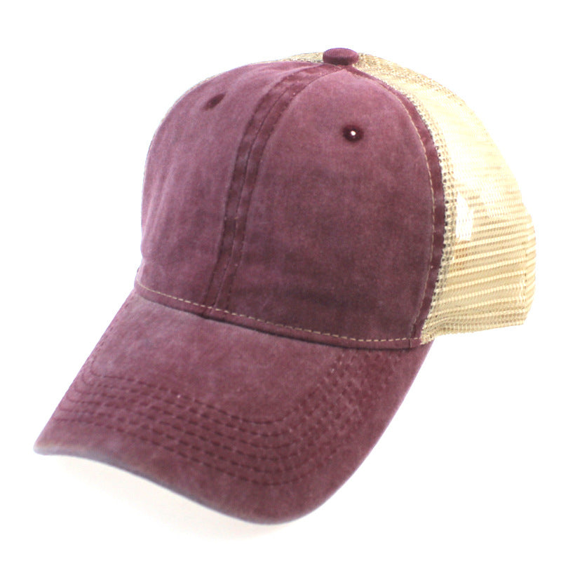 Cotton washed smooth Baseball Cap