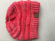 Load image into Gallery viewer, Ponytail ladies knitted wool Hat
